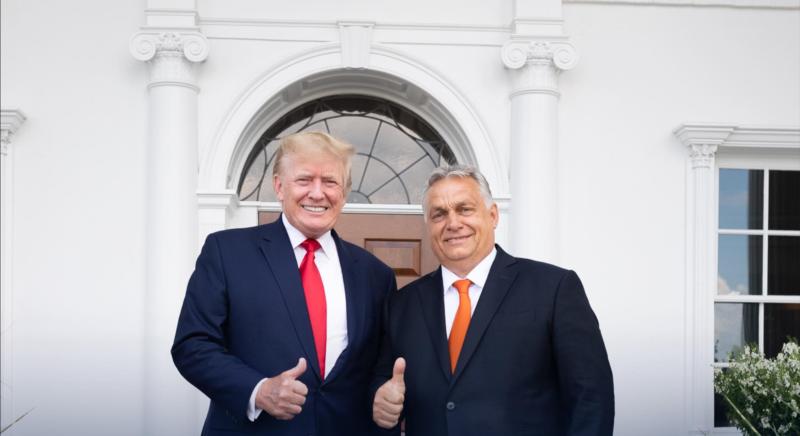 Orbán bejelentette, hogy telefonon kívánt sok szerencsét Donald Trumpnak, és szorít érte