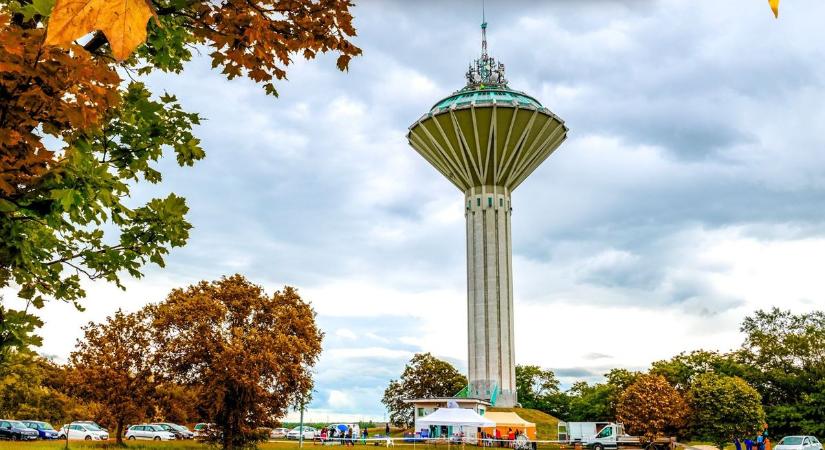 Őszi víztorony-látogatás a győr-szabadhegyi toronyban