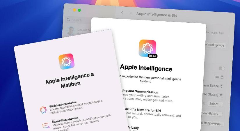 Apple Intelligence bekapcsolása macOS 15 Sequoia alatt