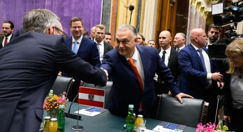 Kiakadt az osztrák baloldal Orbán bécsi látogatásán