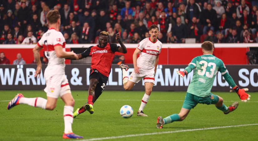 Bundesliga: hiába játszott nagy fölényben a Leverkusen, nem tudták legyőzni a Stuttgartot! – videóval