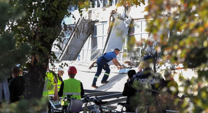 Beomlott az újvidéki vasútállomás egy része, 14-re nőtt a halálos áldozatok száma