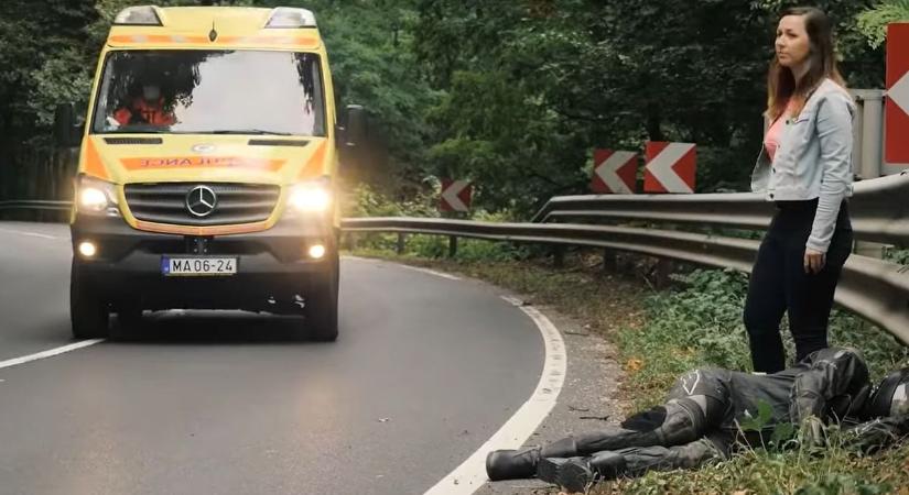 Megrázó videóval hívja fel a rendőrség a figyelmet a motorozás veszélyeire