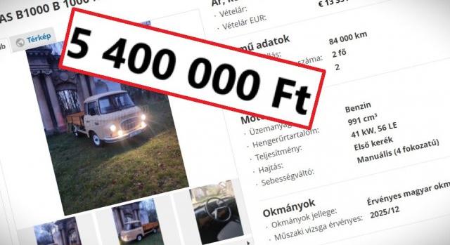 Emlékszel, amikor a kutyának se kellett a Barkas? Ma 5,4 millió!