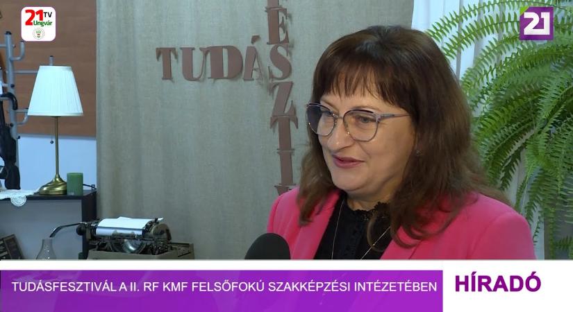 Tudásfesztivál a II. RF KMF Felsőfokú Szakképzési Intézetében (videó)