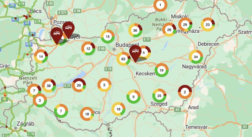 Csorna mellett gázolás, az autópályákon terelés – szombati Útinform!