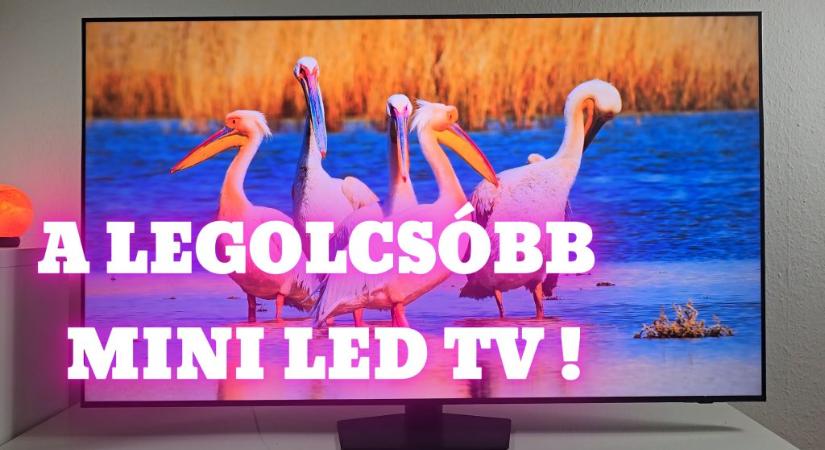 Íme az év legolcsóbb Neo QLED tévéje – videó!