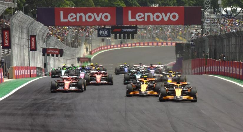 Piastri maga elé engedte, Lando Norris nyerte a brazil F1-sprintet!