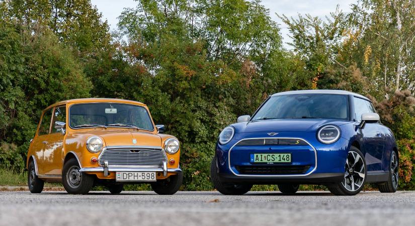 Az életöröm sosem megy ki a divatból - Mini Cooper S - 1981. vs. Mini Cooper SE - 2024.