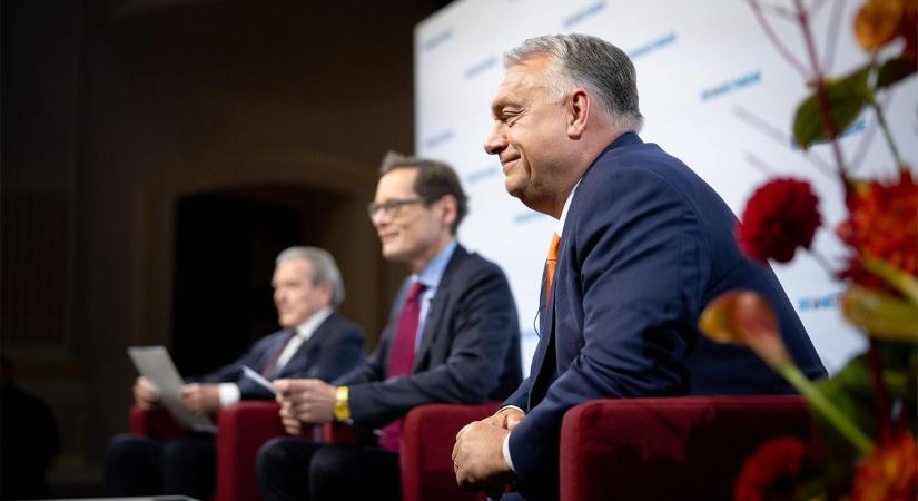 Itt nézheti meg Gerhard Schröder és Orbán Viktor bécsi beszélgetését (videó)