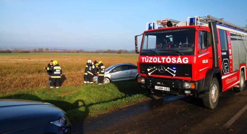 Baleset történt Gelseszigetnél