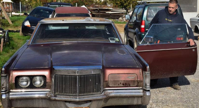 Lincoln Continental Mark III: new yorki drogdíler autója támad fel Kaposváron