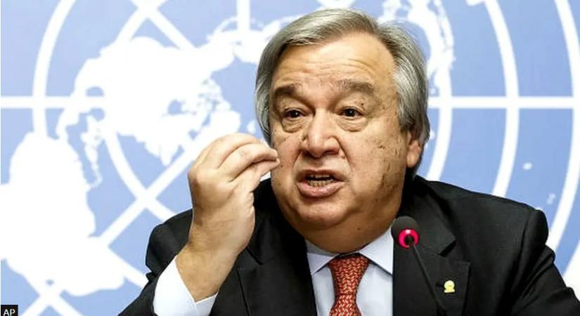 Guterres: „Elismeréssel adózom a palesztin nép bátorsága és rugalmassága előtt”