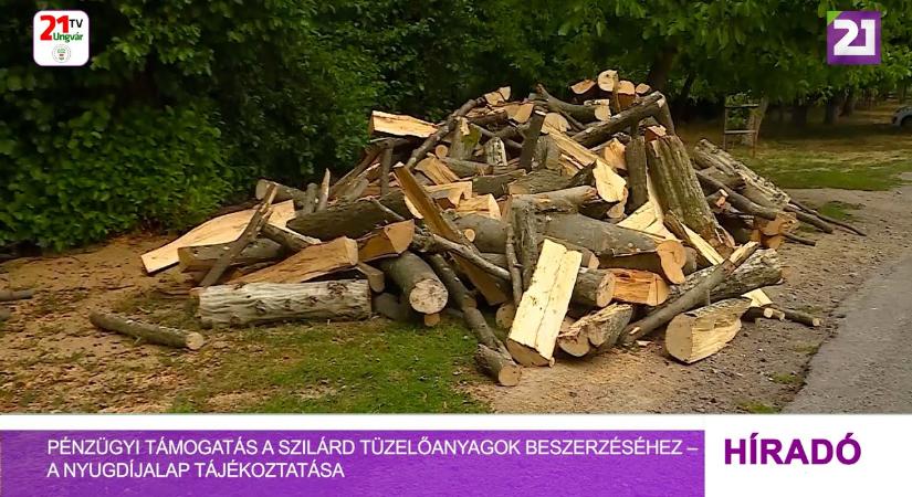 Pénzügyi támogatás a szilárd tüzelőanyagok beszerzéséhez – a Nyugdíjalap tájékoztatása (videó)