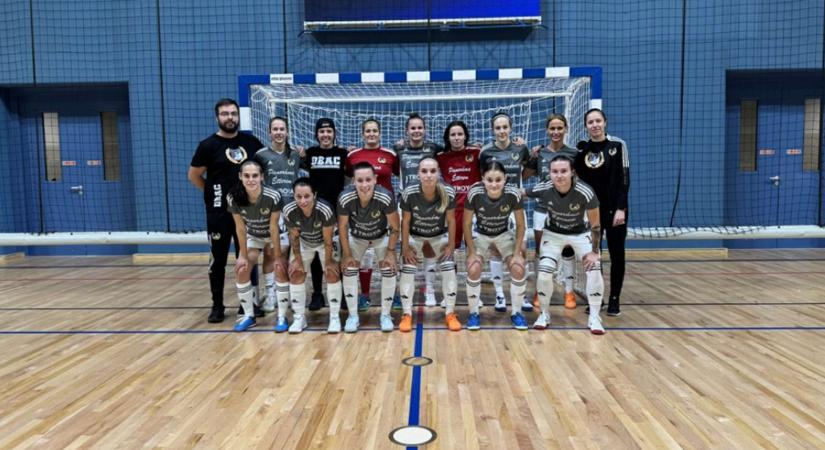 Bravúr idegenben: legyőzték a címvédőt idegenben a DEAC női futsalosai