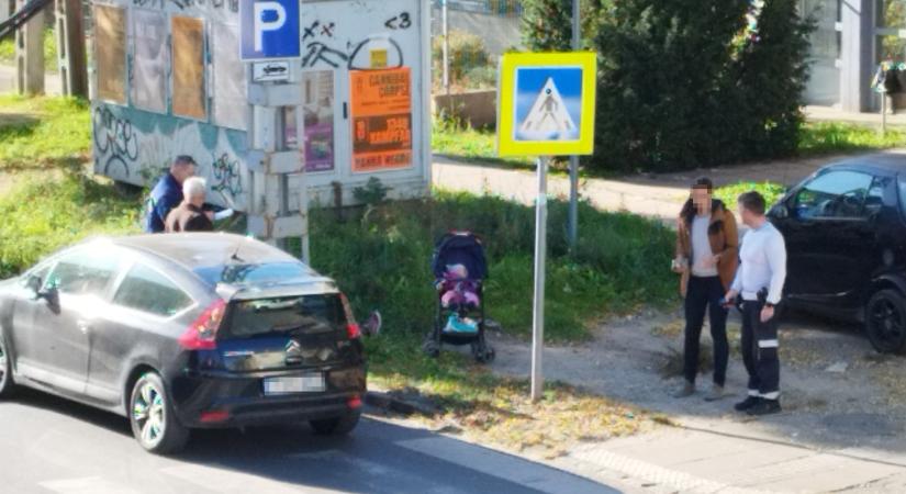 Baleset történt Zuglóban, egy fiatal nőt elütöttek a zebrán – fotók a helyszínről