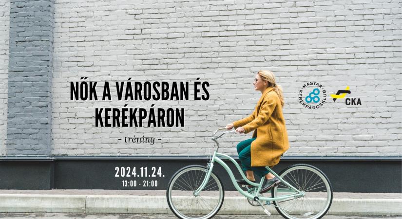 Nők a városban és kerékpáron – interaktív tréning