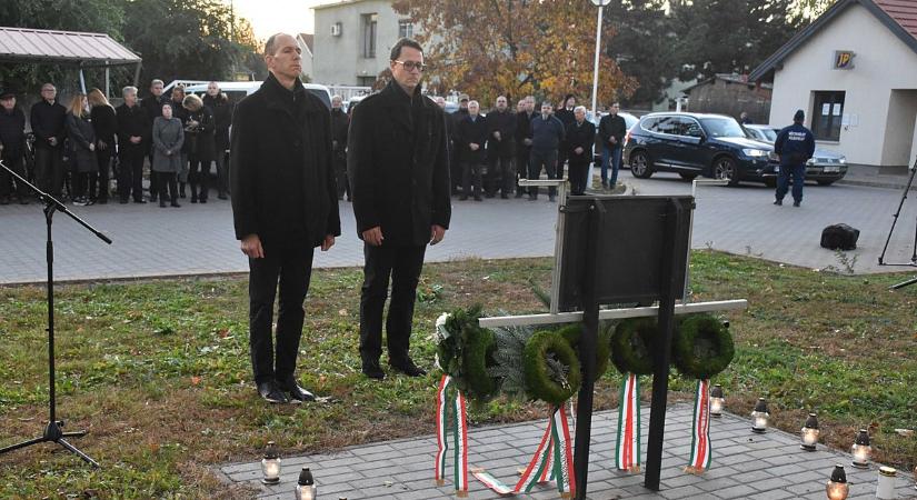 Megemlékező ünnepséget tartottak Jászberényben