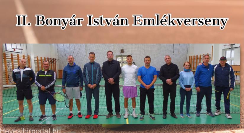 II. Bonyár István Tenisz Emlékverseny (fotókkal)