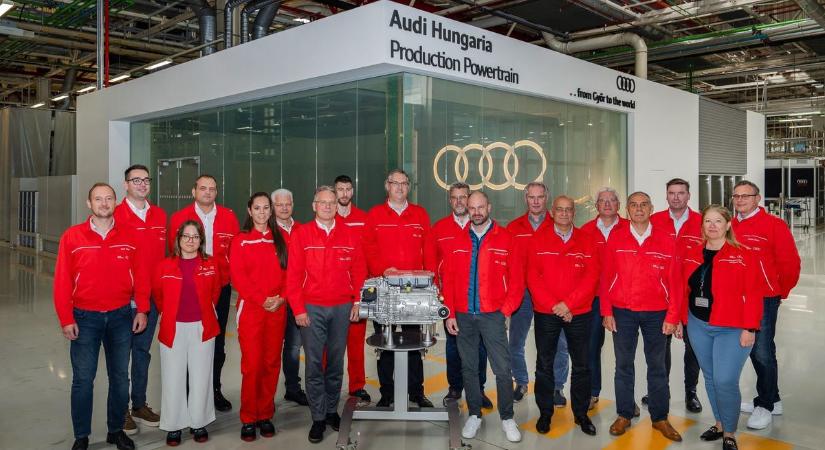 Az Audi Hungaria a világ legnagyobb motorgyára