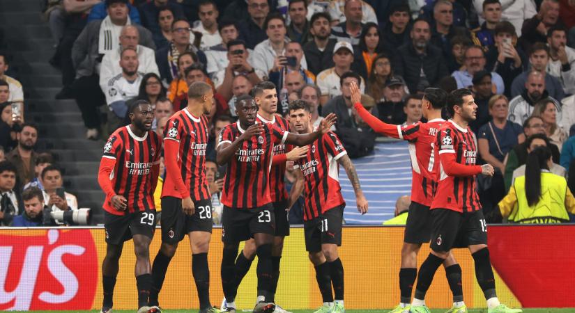 BL: négygólos meccsen győzött Madridban az AC Milan! – videóval