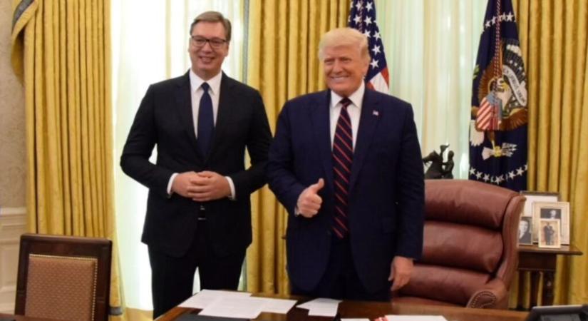 Vučić már gratulált is Trumpnak