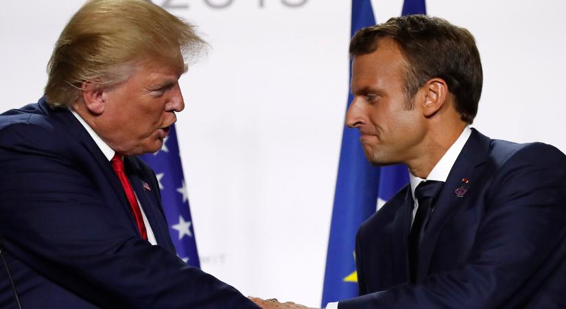 A francia államfő gratulált Donald Trumpnak