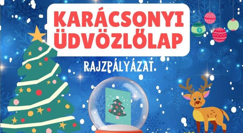 Karácsonyi rajzpályázatot írtak ki a településen