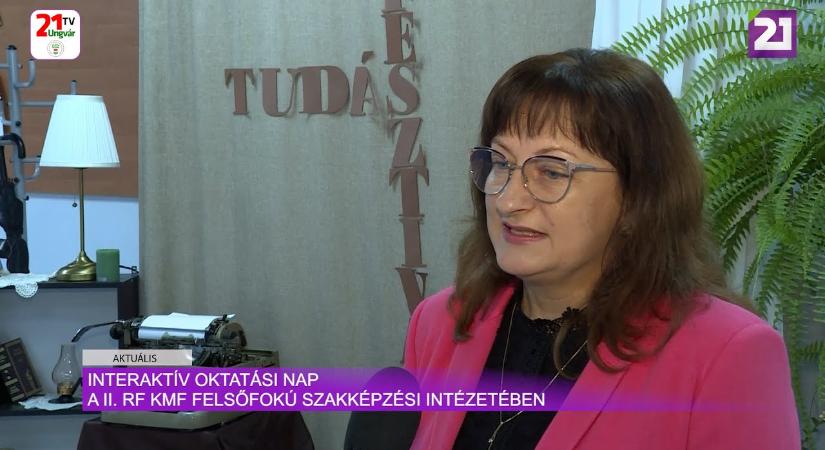 Aktuális (2024.11.06) - Interaktív oktatási nap a II. RF KMF Felsőfokú Szakképzési Intézetében (videó)