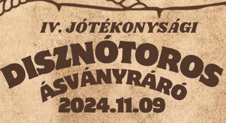 IV. Jótékonysági Disznótoros Ásványráró