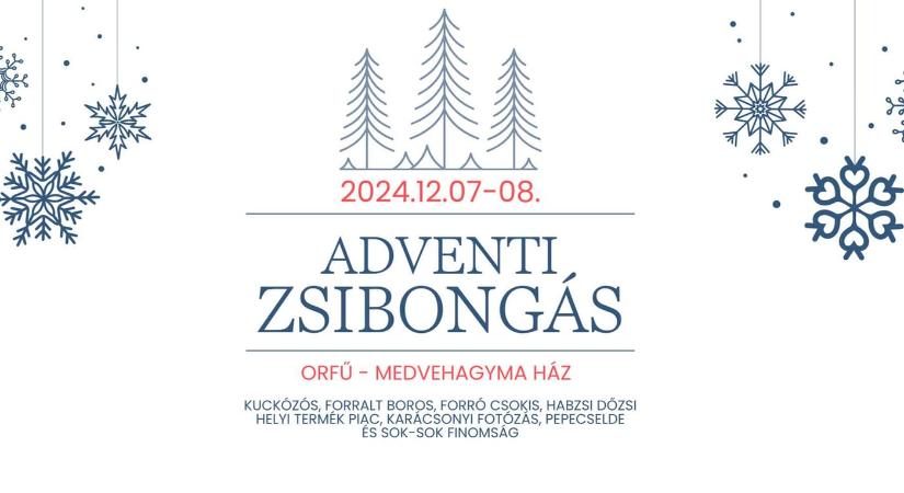 Adventi Zsibongás a Medvehagyma Háznál 2024 Orfű