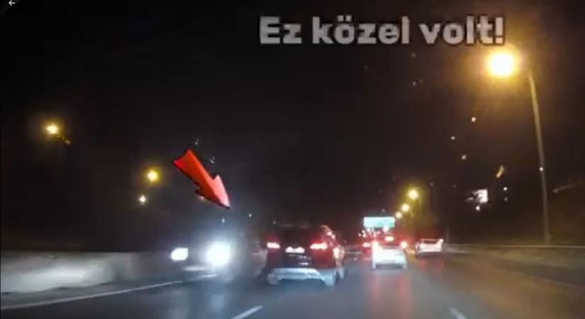 M7-es: Elképesztő, forgalommal szemben száguldozott az ámokfutó (videó!)