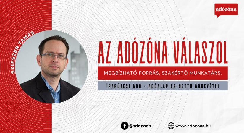 Az Adózóna válaszol: iparűzési adó – adóalap és nettó árbevétel