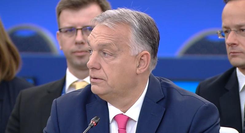 Orbán Viktor sajtótájékoztatója az Európai Politikai Közösség találkozóján  videó