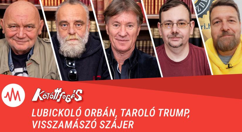 Kötöttfogás 320. – Lubickoló Orbán, taroló Trump, visszamászó Szájer