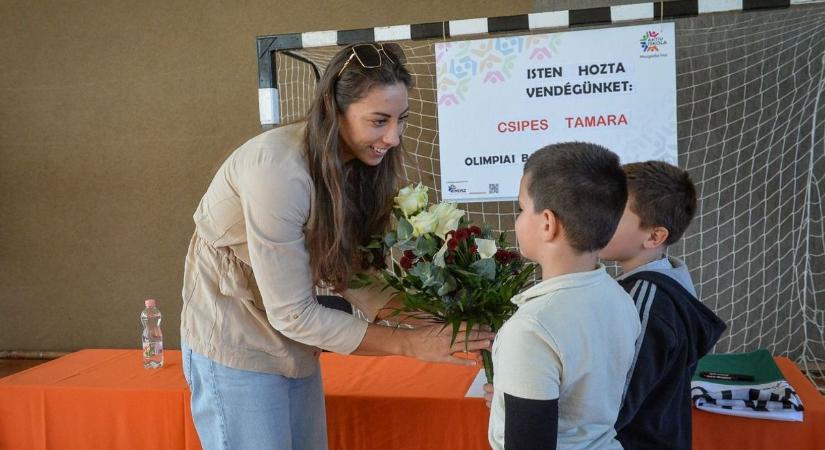 Az olimpiai bajnok a motiváció és a kitartás fontosságáról beszélt Gyöngyösolymoson