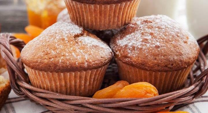 Aszalt sárgabarackos, mogyorós muffin: gluténmentes változatot mutatunk