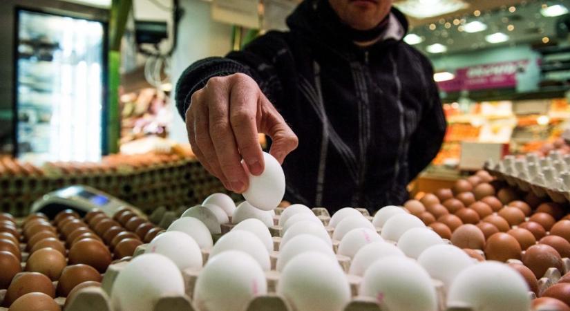 Őrület a boltokban, elfogyott a tojás, kartonszám vitték haza