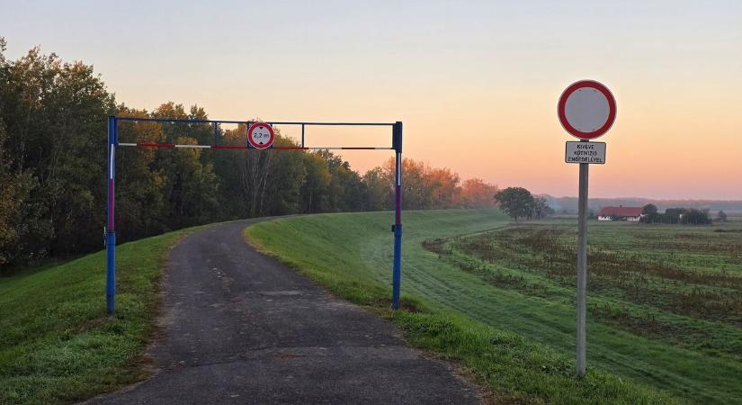 Magasságkorlátozást vezettek be Hármas-Körös töltéskoronáján