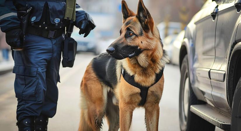 Egy kutya sietett a bajba került nő segítségére – videóval