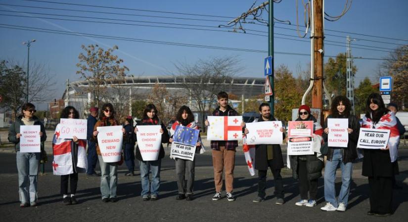 „A grúz és magyar kormány is csak a Kreml bábja” – Videó!