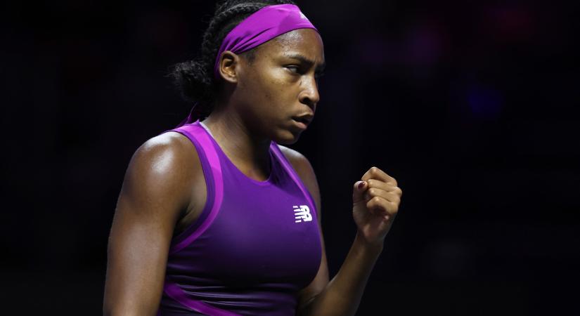 Gauff-Cseng döntő lesz Rijádban