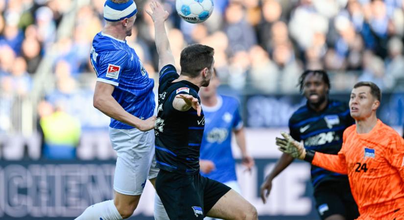 2. Bundesliga: hiába vezetett a Darmstadt otthonában a Hertha, végül vereséget szenvedett