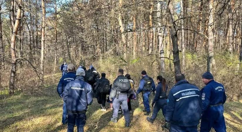 Illegális bevándorlókat tartóztattak fel Ásotthalomnál