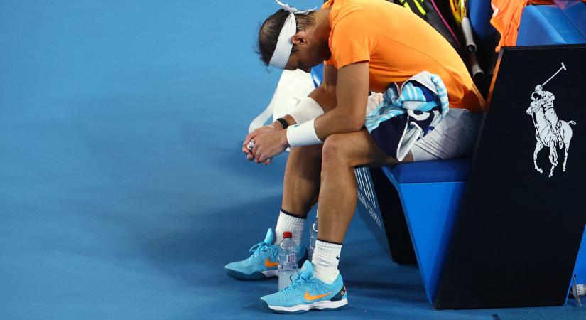 Nadal akkor vonult vissza, amikor rájött, hogy már lehetetlen leküzdeni a fizikai problémáit