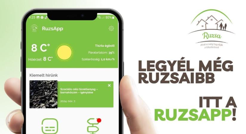 Elkészült a Ruzsa applikáció