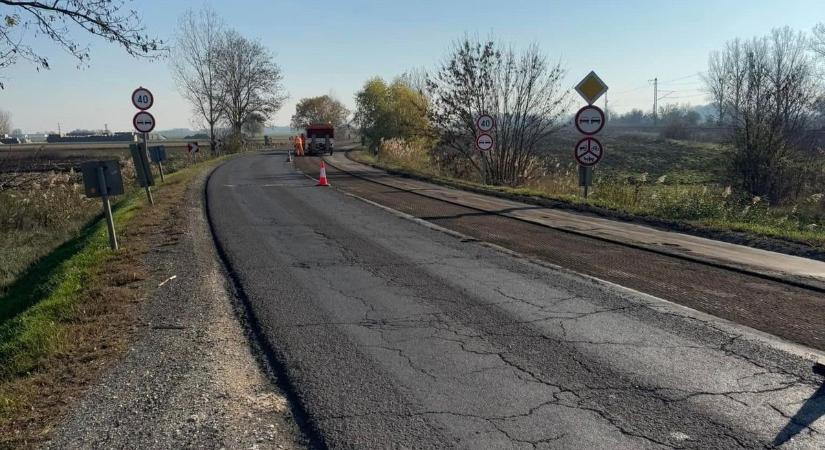 Megújul a 42-es főút egyik hajdú-bihari szakasza