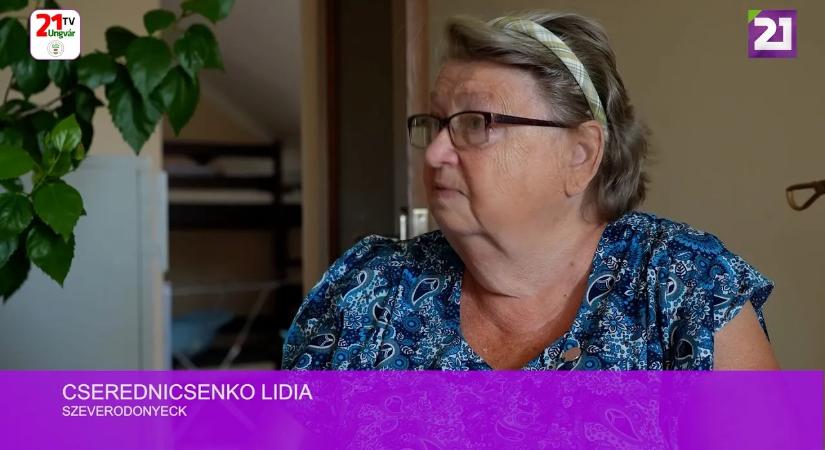 Menekültek Kárpátalján - Cserednicsenko Lidia története (videó)