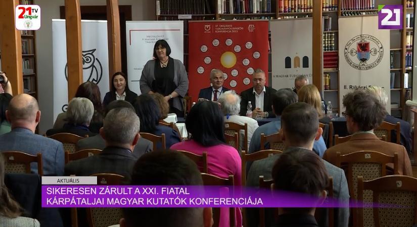 Aktuálias (2024.11.10) - Sikeresen zárult a XXI. Fiatal Kárpátaljai Magyar Kutatók Konferenciája (videó)