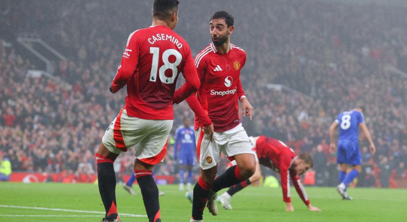 PL: Bruno Fernandes vezérletével legyőzte a Leicester Cityt a Manchester United! – videóval